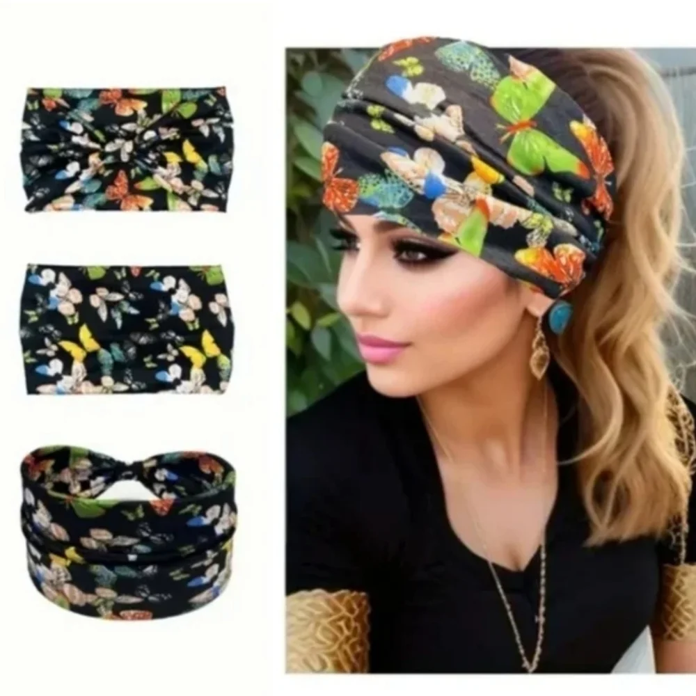Cross Knotted Wide Headband